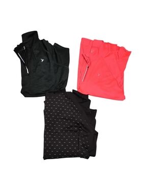 Old Navy Active 3 Jackets Black Go-Dry Quarter-Zip Running Pullover XXL